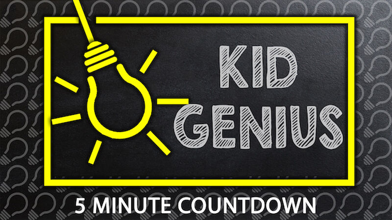 Kid Genius 5 Minute Countdown
